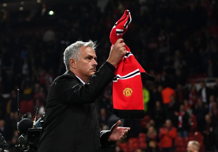 Jose Mourinho applauds Manchester United fans