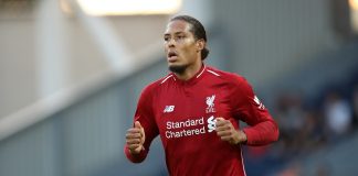 Liverpool defender Virgil van Dijk