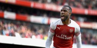 Alexandre Lacazette of Arsenal