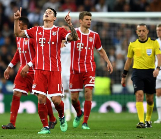 James Rodriguez of Bayern Munich