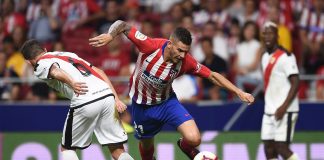 Lucas Hernandez of Club Atletico de Madrid