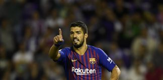 Luis Suarez of Barcelona