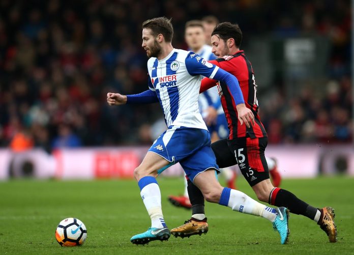 Nick Powell of Wigan Athletic