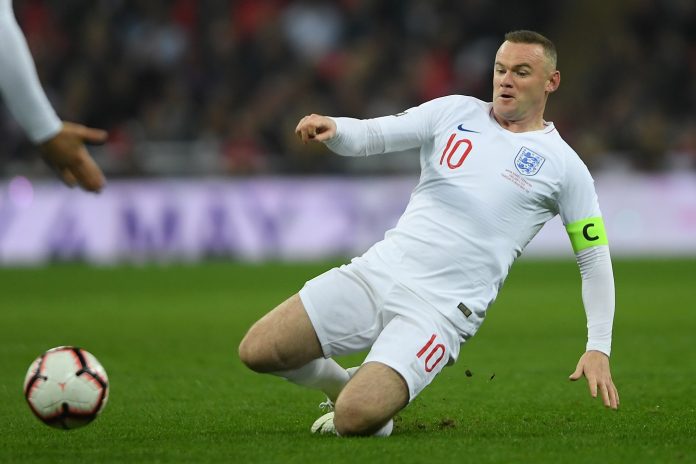 Wayne Rooney of England in action during the International Friendly match between England and United States