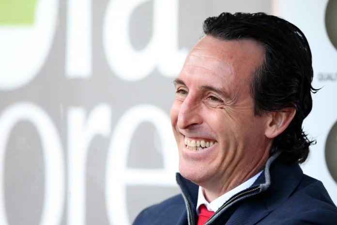 Arsenal manager Unai Emery