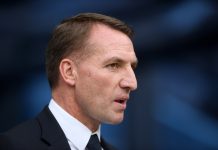 Leicester City manager Brendan Rodgers