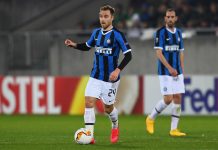 Inter Milan midfielder Christian Eriksen