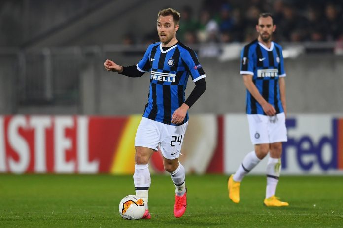 Inter Milan midfielder Christian Eriksen