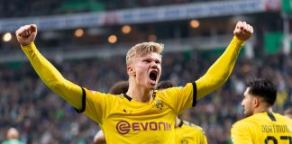 Borussia Dortmund striker Erling Braut Haaland
