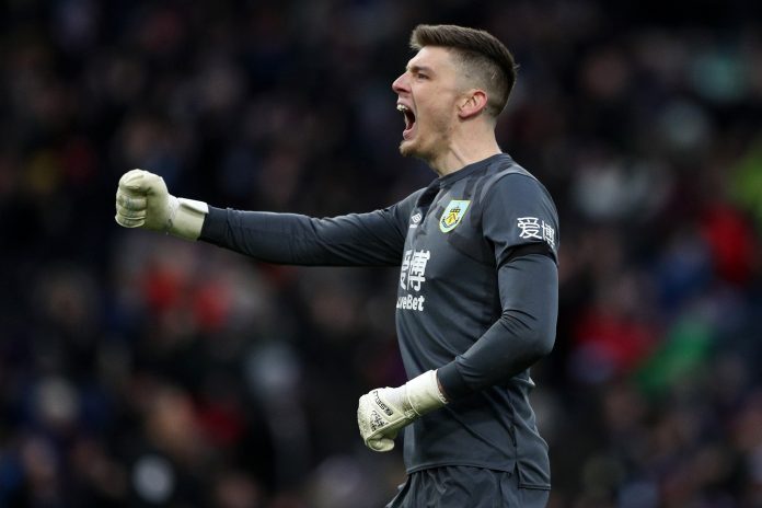 Burnley goalkeeper Nick Pope