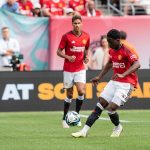 Manchester United midfielder Kobbie Mainoo.