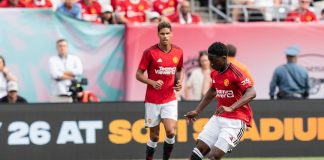 Manchester United midfielder Kobbie Mainoo.