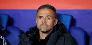Paris Saint-Germain manager Luis Enrique.