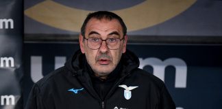 Lazio's head coach Maurizio Sarri