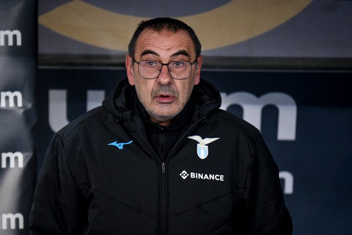 Lazio's head coach Maurizio Sarri