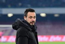 Brighton manager Roberto De Zerbi