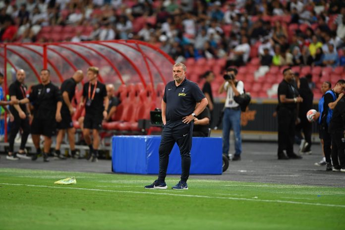 Tottenham manager Ange Postecoglou