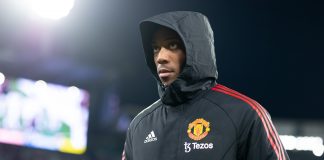 Manchester United striker Anthony Martial