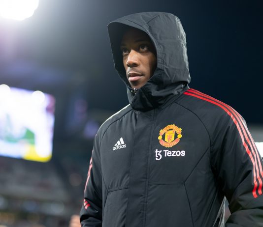 Manchester United striker Anthony Martial