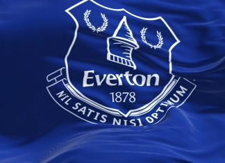 Everton complete £42m deal for Newcastle, Man Utd, Aston Villa, Chelsea, Spurs and West Ham target Everton FC flag waving.