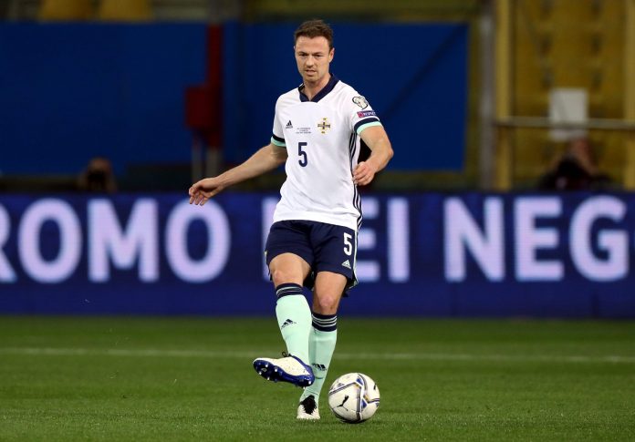 Northern Ireland defender Jonny Evans