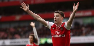 Arsenal defender Kieran Tierney