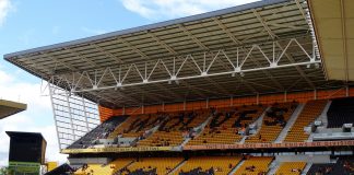 Molineux Stadium, home of Wolverhampton Wanderers Football Club