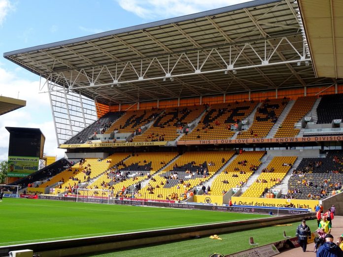 Molineux Stadium, home of Wolverhampton Wanderers Football Club