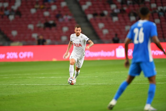 Tottenham midfielder Pierre Emile Hojbjerg