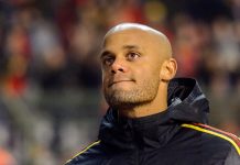 Burnley manager Vincent Kompany