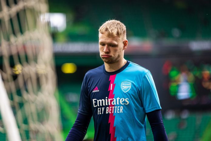 Arsenal goalkeeper Aaron Ramsdale