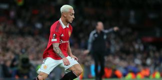 Manchester United winger Antony