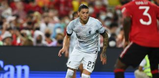 Liverpool forward Darwin Nunez
