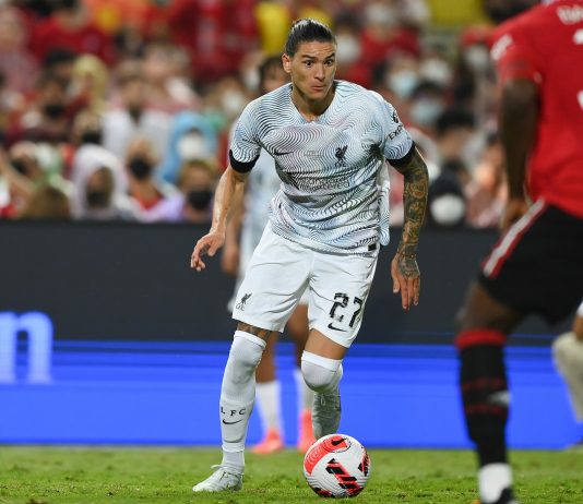 Liverpool forward Darwin Nunez