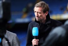 Former Liverpool and England striker and now TNT Sports pundit Peter Crouch