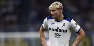 Denmark international striker Rasmus Hojlund