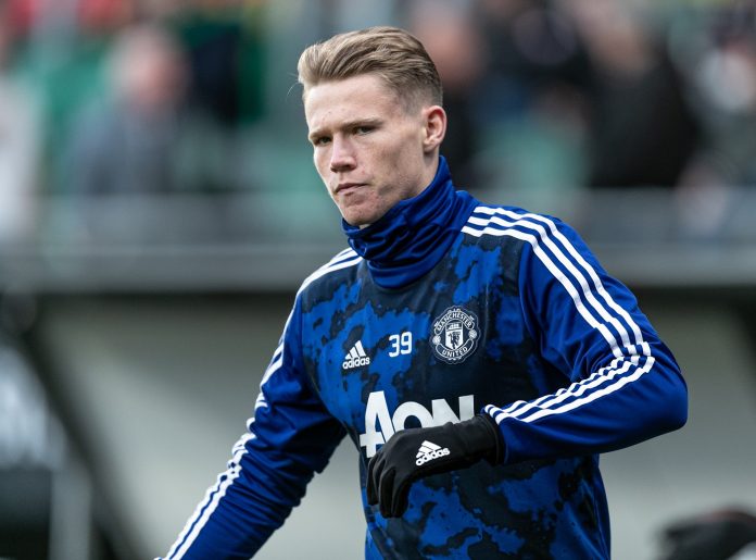 Manchester United midfielder Scott McTominay