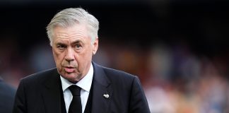 Head coach of Real Madrid, Carlo Ancelotti