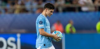 Manchester City and Argentina forward Julian Alvarez