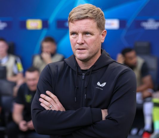Newcastle United manager Eddie Howe