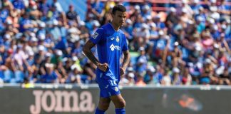 Getafe forward Mason Greenwood, on loan from Manchester United