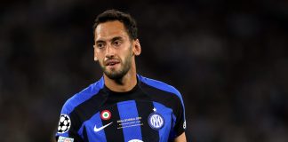 Turkey and Inter Milan midfielder Hakan Calhanoglu
