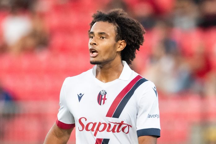 Bologna striker Joshua Zirkzee.