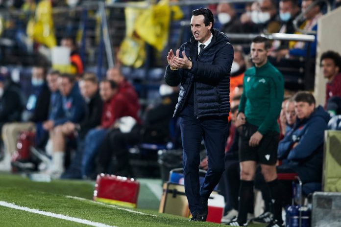 Aston Villa manager Unai Emery