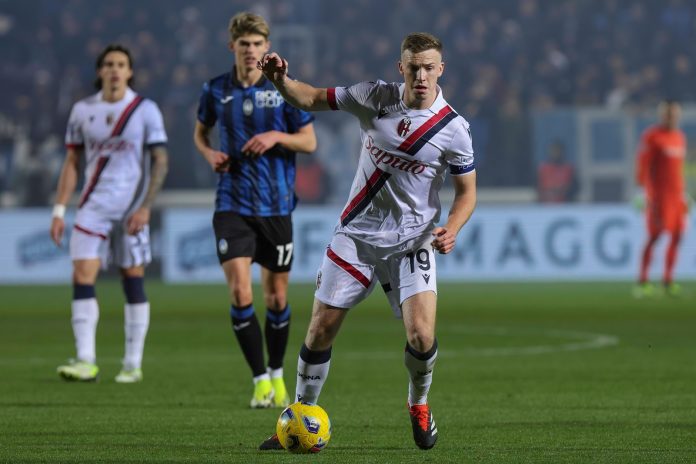 Bologna midfielder Lewis Ferguson