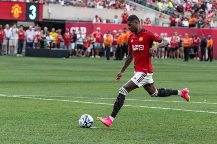 Manchester United striker Marcus Rashford