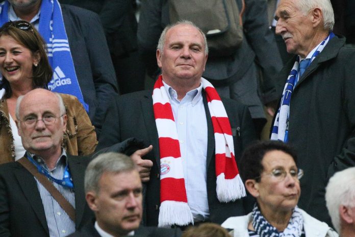 Bayern Munich honorary president, Uli Hoeness.