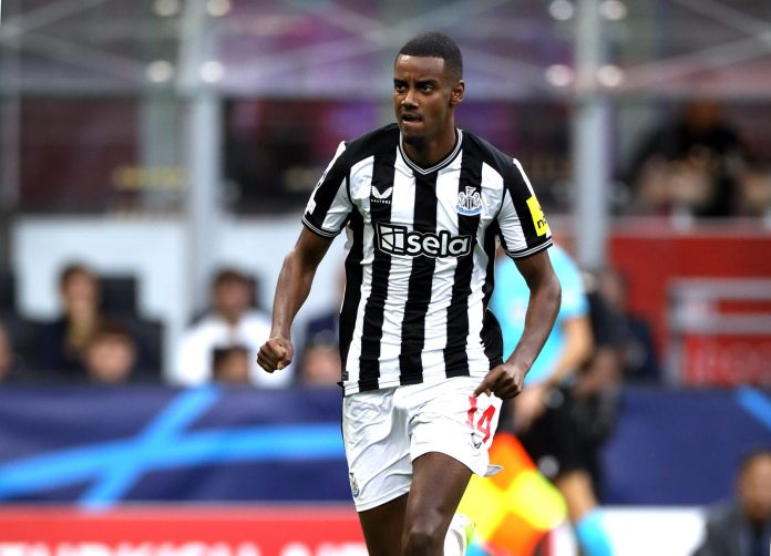 Newcastle United striker Alexander Isak