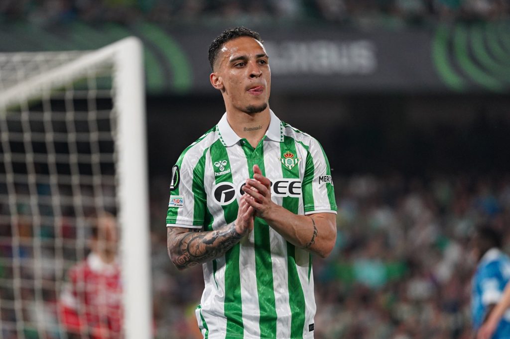 Manchester United and Brazil winger Antony, currently on loan at Real Betis