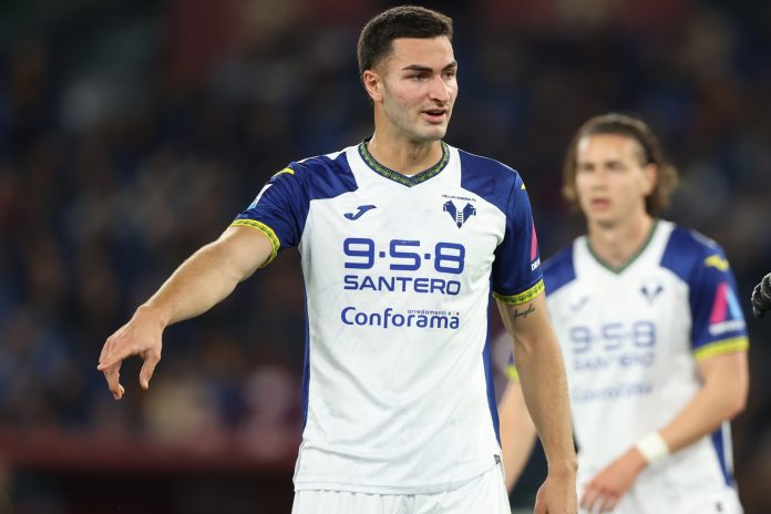 Hellas Verona defender Diego Coppola